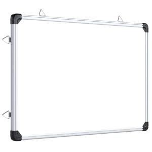 Non-Magnetic Double Sided Whiteboard & Chalkboard | 2x3 Feet (60x90 cm) | Dry Erase Marker & Chalk Writing Board | Home, Office, School