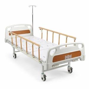 Premium Imported 2-Way Adjustable Hospital Bed with Side Rails for Added User Safety | Fowler Bed for Home Care | Medical Bed for Home Patients