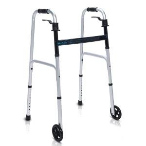 Premium Light weight Aluminum Height Adjustable Folding Walker