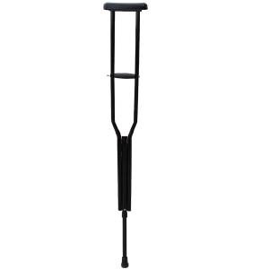 Under Arm Auxillary Crutch Pair Height Adjustable Men/Women/Old People Walking Stick