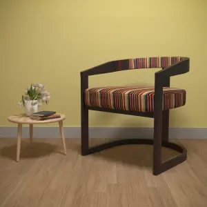 Modern Montage Round Curved Arm Wood Chair