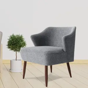 Duraster Elemantary Solid Wood Fabric Upholstered Chair