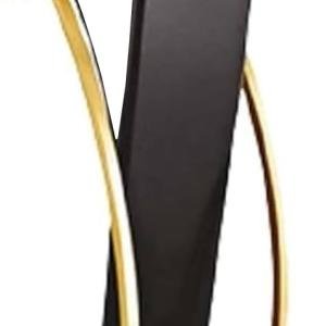 Golden Black Heavy-Duty with Mic Edition /Podium Lectern Stand usefull for conferences, seminars, schools, colleges, and universities and public events