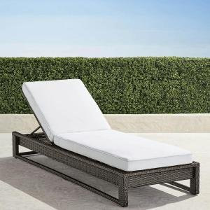 Outdoor Swimming Poolside Lounger (Brown)
