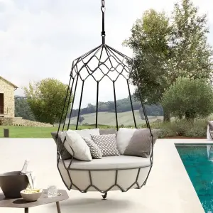 Single Seater Hanging Swing Without Stand For Balcony , Garden Swing